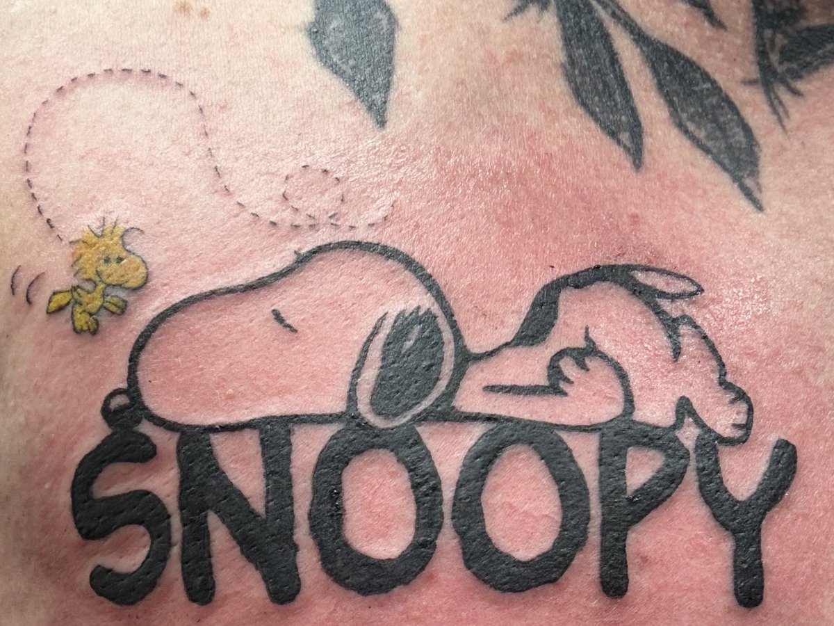 Tattoo nummer…euh…tja..! 
Wie zal ‘t zeggen?
