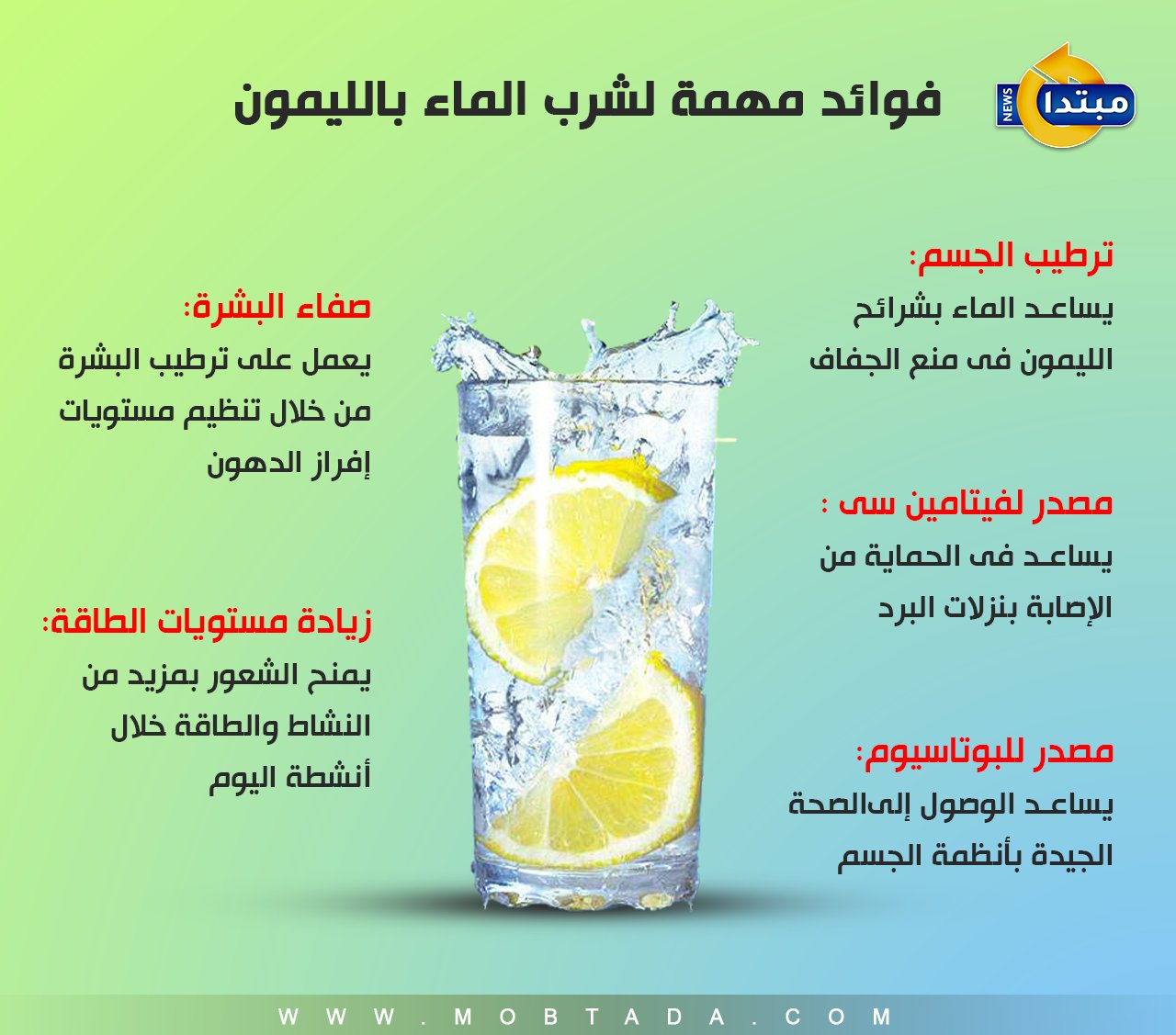 فوائد مهمة لشرب الماء بـ الليمون.. تعرف عليها 