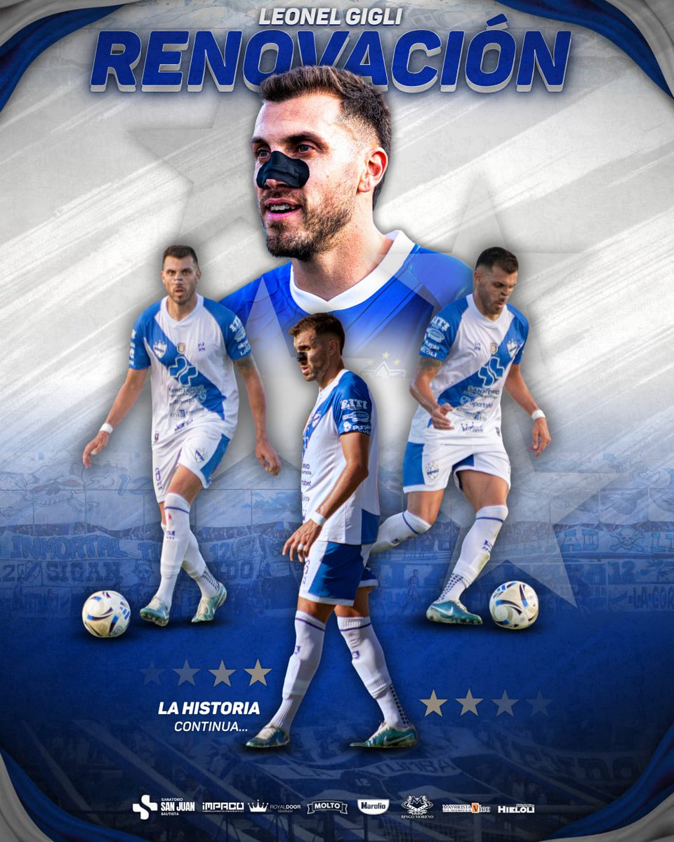 ✍🏽 ¡𝙇𝘼 𝙃𝙄𝙎𝙏𝙊𝙍𝙄𝘼 𝘾𝙊𝙉𝙏𝙄𝙉𝙐𝘼 𝙇𝙀𝙊! ✅

Les comunicamos a todos que nuestro defensor Leonel Gigli ha renovado su vínculo que lo une al Funebrero y será parte de la próxima Temporada 2026. 🔜🏆

¡Vamos por un 2026 de gloria !