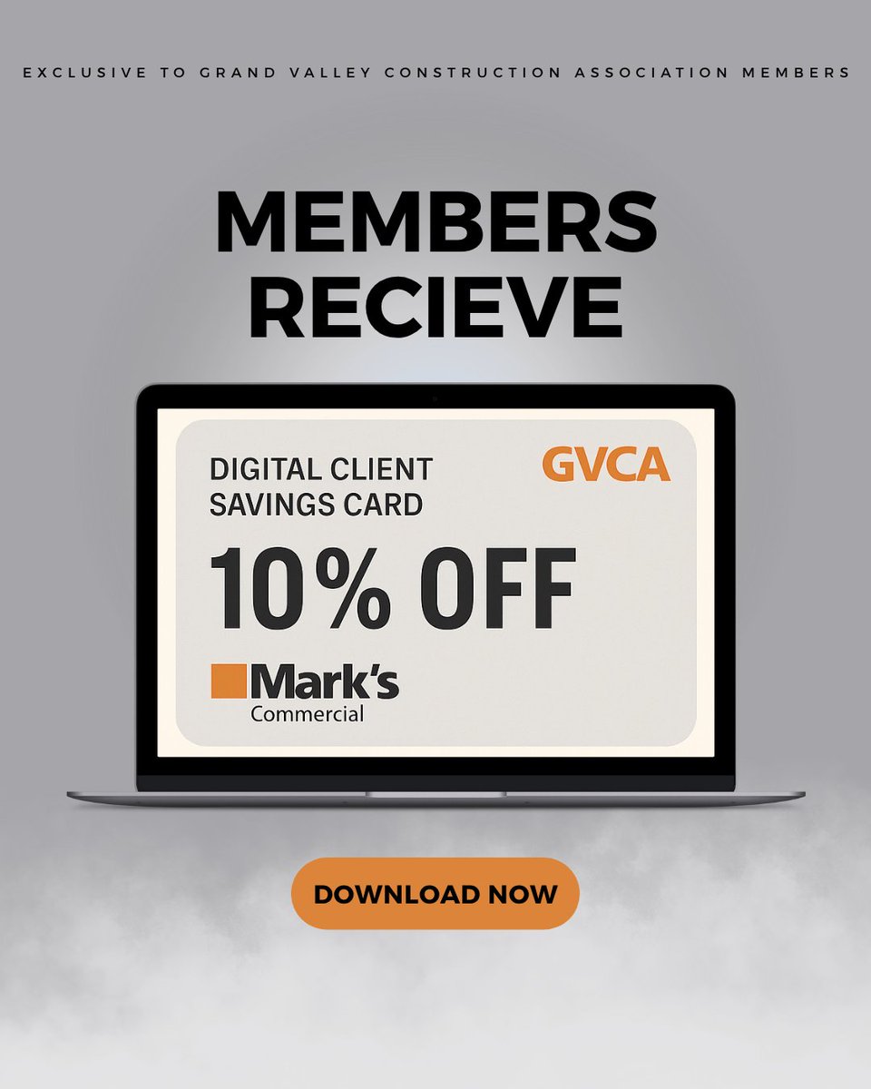 GVCANews's tweet photo. Refresh your gear and save year-round! GVCA members get 10% off at all Mark’s Work Warehouse from durable workwear to office-ready essentials. Download your Digital Client Savings Card today.
🔗https://t.co/SKXfqYRI6H
@markscanada
#GVCA #MembersSaveMore #MarksCommercial https://t.co/mHzo4lh98r