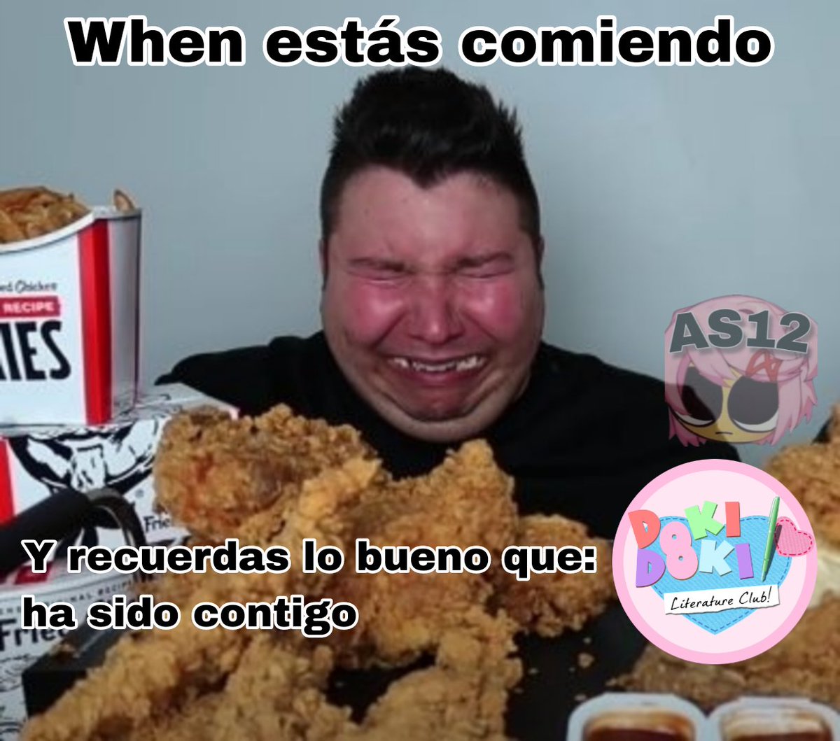 AlbertoSantay12's tweet image. Yo comiendo
#DDLC #DokiDokiLiteratureClub