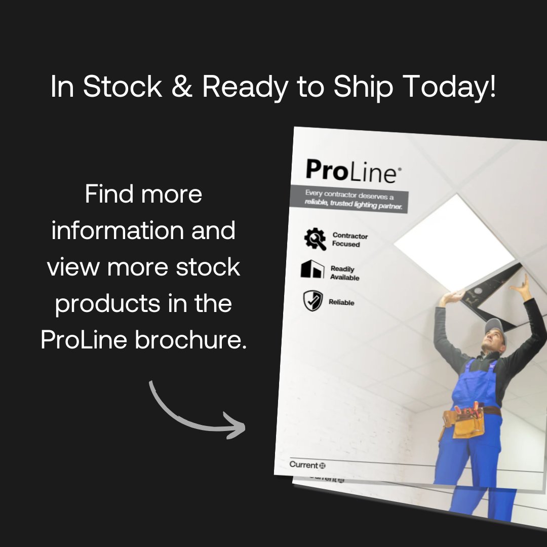 CurrentLighting's tweet image. In 2025, ProLine delivered new solutions that keep projects moving and standards high. Discover products engineered for durability, efficiency, and the demands of everyday lighting.

Learn more at led.com/programs/proli…

#ProLine #LightingSolutions #LED