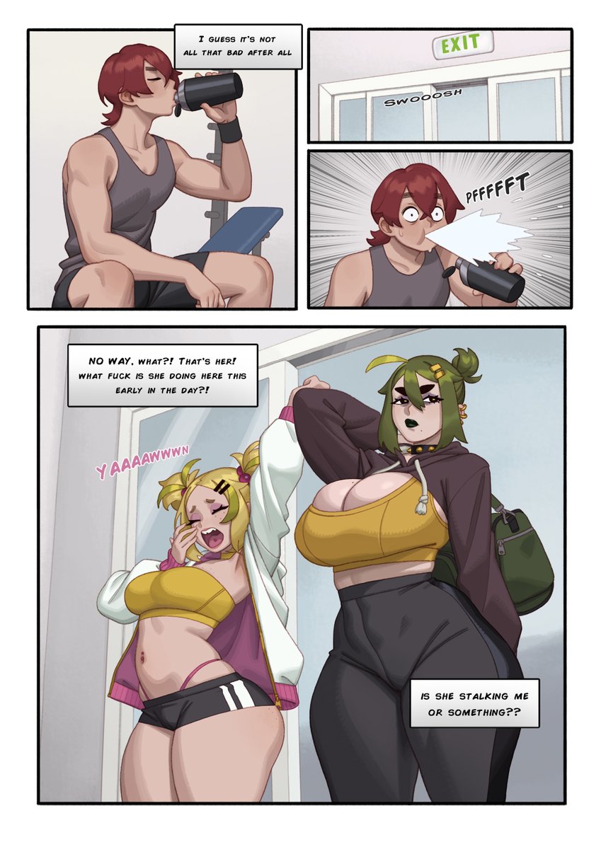Rizdraws's tweet photo. Here's the first 4 pages of my latest comic so you can get an idea of what's in it! You can get the rest of it at my webstore https://t.co/E84XjqTbaR