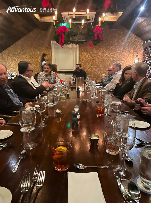 We enjoyed a wonderful dinner at Tableau following the Louisiana Association of Tax Representatives December Meeting last week. The food was excellent and the conversation even better. Thank you to everyone who joined us. Cheers to good company and memorable evenings! 🥂