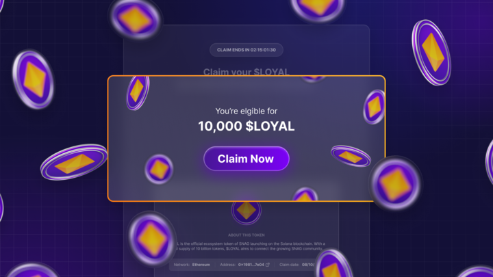 Announcing Snag’s Claims Protocol 🚀

Token launches shouldn't be a nightmare. But claim pages, vesting, and staking are often rushed, risky, and built from scratch, putting millions at stake on untested code.