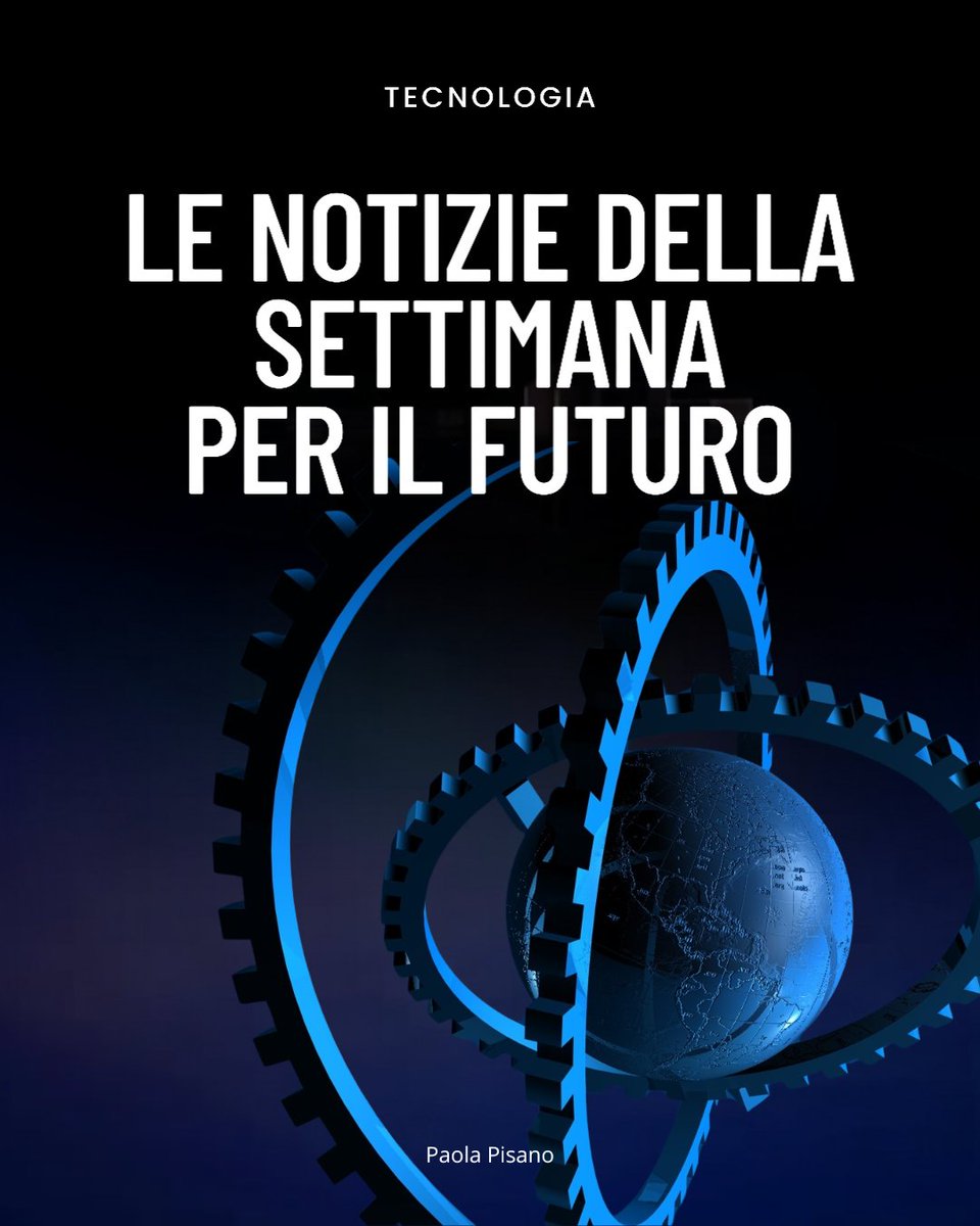 PaolaPisano77's tweet image. Quale notizia vi ha portato nel #futuro questa settimana?

linkedin.com/posts/paolapis…

#innovazione
#digitale
#AI