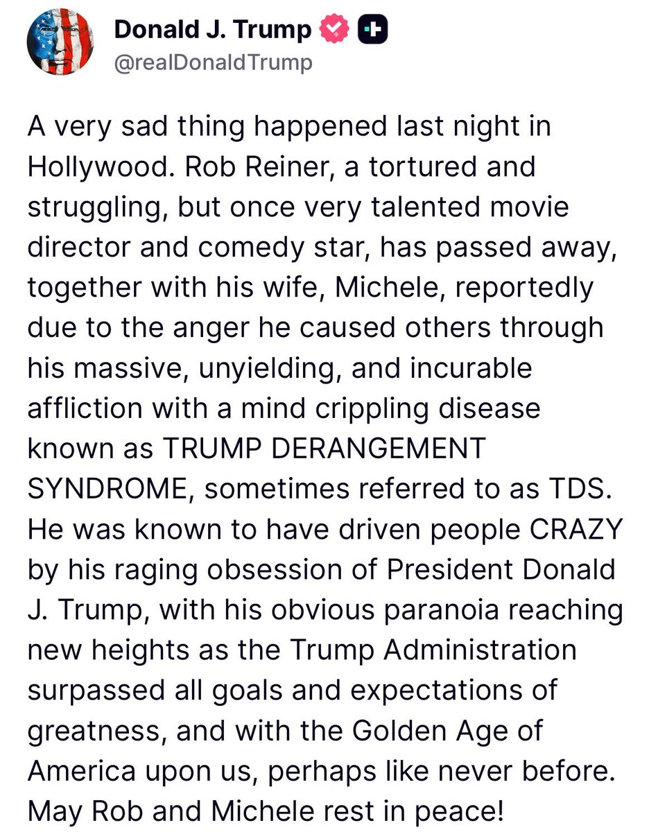 President Trump, preserve the dignity of your office. Take this down.