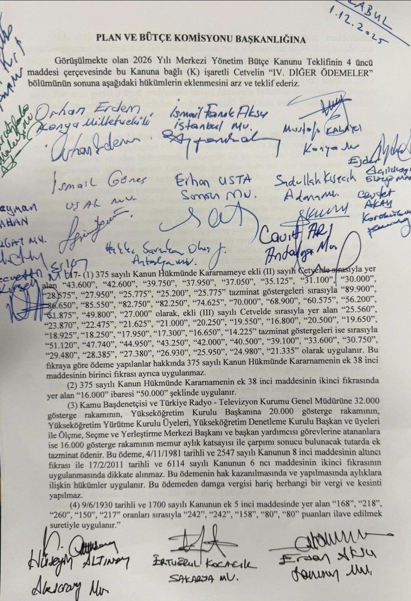 Kamu müfettişleri ve kariyer uzmanları; TBMM Plan ve Bütçe Komisyonunda tüm siyasi partiler tarafından "devlet yararı" gözetilerek ortak uzlaşı çerçevesinde kabul edilen önergenin, genel kurul aşamasında yasalaşmasını bekliyor.

#3sayılıcetvel