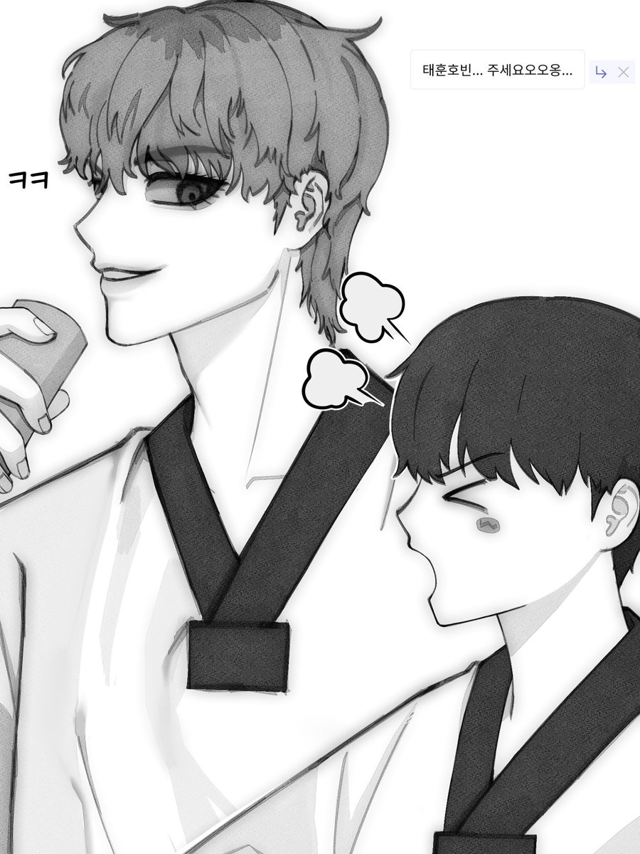 sagwa_eat_0804's tweet image. 푸슝 리퀘 낅여왔어요
#新庄玲央 #성태훈 #싸움독학