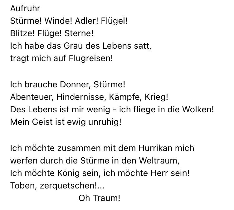 <a href="/lustiger/">Jan Froehlich</a> <a href="/SmolkaBeatrice/">Béatrice Smolka🇨🇵🇩🇪🇵🇱🇪🇺</a> <a href="/verena_ramona/">Verena Ramona</a> <a href="/DieterBirkenma1/">Dieter Birkenmaier</a> <a href="/MarekSJF/">Dr. Markus Fraczek</a> <a href="/0101_Bella/">Bella</a> <a href="/yameBleibt/">Shotgun Ayame 🤠 🏳️‍🌈🍉</a> <a href="/witold_jacek/">Jacek Witold 🇵🇱</a> <a href="/thomas_dudek/">Thomas Dudek</a> <a href="/uzora5/">u_zora @uzora5.bsky.social</a> <a href="/AWerberger/">Annette Werberger</a> <a href="/MattheusWehowsk/">Matthäus Wehowski</a> <a href="/FionaLichtblau/">Fiona Lichtblau</a> <a href="/SedaBasay/">Seda Başay-Yıldız</a> <a href="/AndrzejSzaja/">Andrzej Szaja 🇵🇱🇺🇦</a> <a href="/gosia_walkowiak/">Gosia Walkowiak ✌️🇺🇦❤️🇵🇱❤️🇮🇱🎗️🇩🇪</a> <a href="/PrzemekZajfert/">Przemek Zajfert</a> <a href="/akajak800/">kasia z ząbek</a> <a href="/kreuzberged/">Berlin Companion</a> <a href="/GlkAustria/">Borstenfanni</a> <a href="/grz_szymanowski/">Grzegorz Szymanowski</a> <a href="/HansHuett/">Hans Huett</a> Jeden Tag ein #JulianTuwim Gedicht, Tag 1406. Heute aus Juwenilia das Gedicht Bunt, Aufruhr, von 1911.
