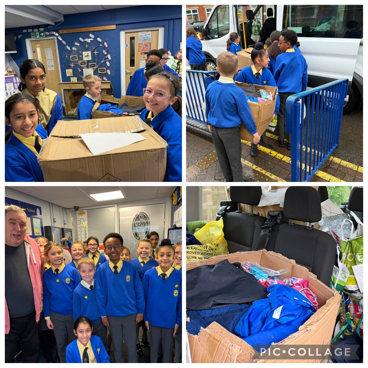 StMaryB17's tweet photo. #Y6 Prefects helped with the collection of the St. Vincent de Paul clothing donations today. Thank you all for your kind generosity #CorporalActsOfMercy #CatholicLife https://t.co/08RsqUOM7N