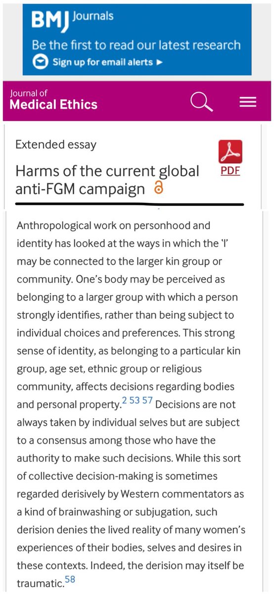 Katie_Lam_MP's tweet image. No.

Like every British woman, my body belongs to no-one but me.

The journal of the BMA (doctors’ union) argues that saying this is “traumatic derision” of other cultures, who shouldn’t be judged for committing female genital mutilation.

Dangerous, disgusting and deranged.