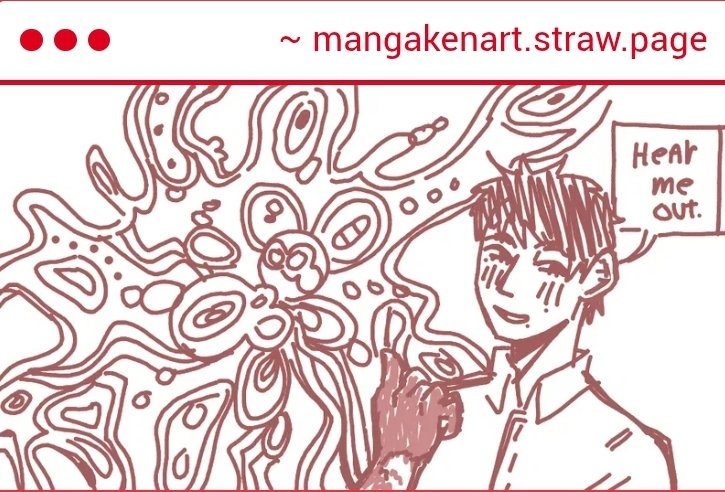 HEAR HEAR 

HZJSSJ THANKS FOR THE ART ANON 🤣🤣🤣.. I love yoshiki and his goopy bf hanging out together drawings 🥹🥹
mangakenart.straw.page