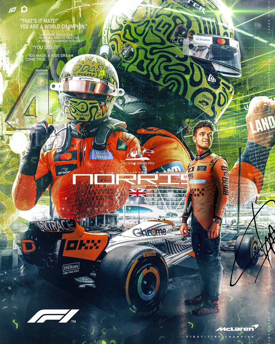 lando norris // <a href="/LandoNorris/">Lando Norris</a> <a href="/F1/">Formula 1</a> 

Recent collaboration 🫱🏻‍🫲🏼 @designsbyognjen

#f1 #landonorris #mclarenF1 #formulaF1 #sport #graphicdesigner #graphic #collab