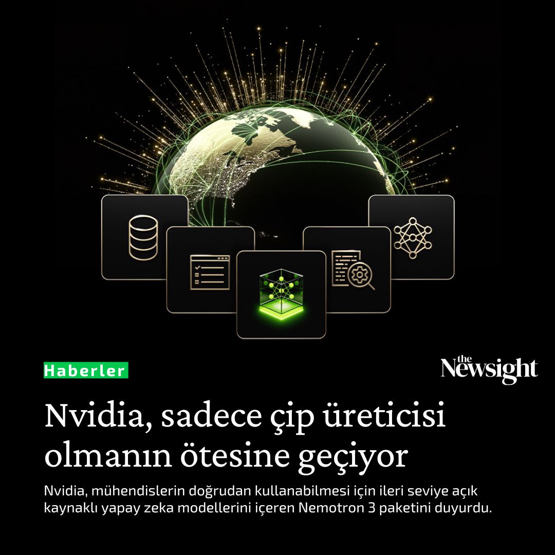 Mühendislerin kullanımı için açık hale getirdiği yeni Nemotron 3 serisiyle Nvidia, donanım üreticisinden platform oyuncusuna evriliyor. 

🔗 thenewsight.com/haberler/nvidi…