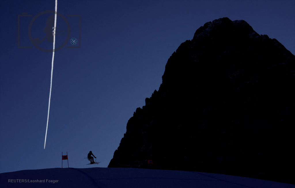 Alpine Skiing - FIS Alpine Ski World Cup - Men's Downhill Training - Val Gardena, Italy - December 17, 2024
Kyle Negomir of the U.S. in action REUTERS/Leonhard Foeger #PATrovati #Valgardena #SkiAlpin #skiphotocontest #AIJS