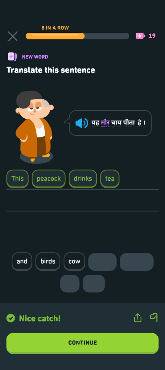 imcrazydeeps's tweet photo. Duolingo @duolingo please can you correct this. https://t.co/bGepT45E6c
