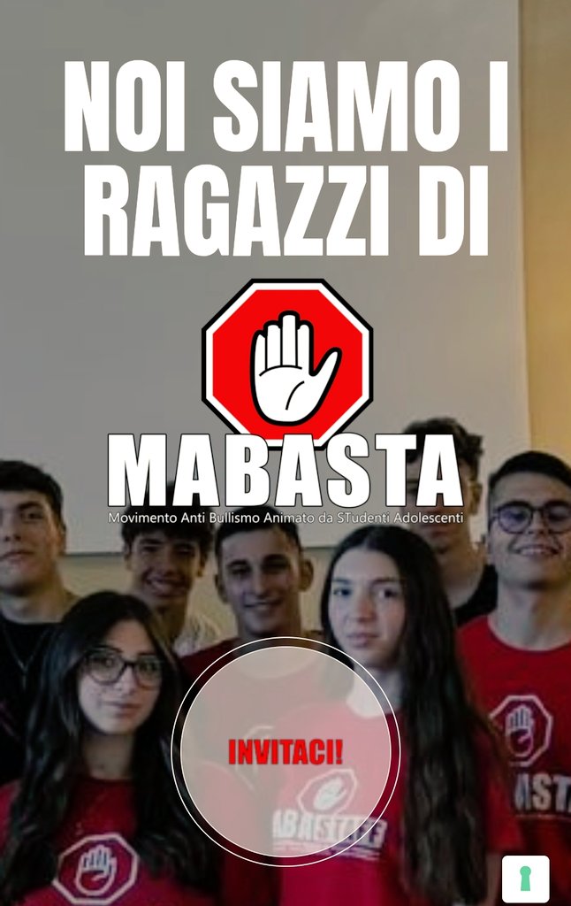 ElioMichelotti's tweet photo. Si parla di #bullismo e #cyberbullismo a scuola con  #MABASTA di #MirkoCazzato, il  movimento #AntiBullismoAnimatodaStudentiAdolescenti: con i giovani per i giovani, con gli studenti per gli studenti. 👏👏👏 @MIsocialTW
https://t.co/ZvqF9zg4lb https://t.co/O1btLw7DdM