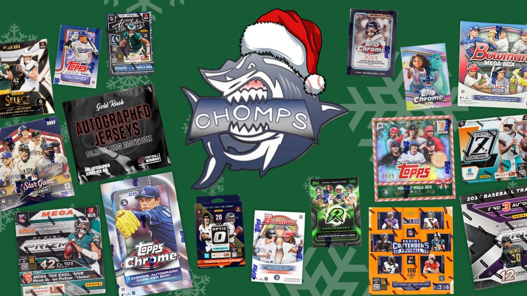 ChompsLiveBreak's tweet photo. 🎄NO STREAM TONIGHT🎄

We are dark tonight while we celebrate our annual Christmas party, but the Chompsmas deals are VERY much live on our website!

More specials will drop throughout the day. You won't want to miss this! 🎁

https://t.co/jdoNNcfjM4 https://t.co/f1jOI9VKkW
