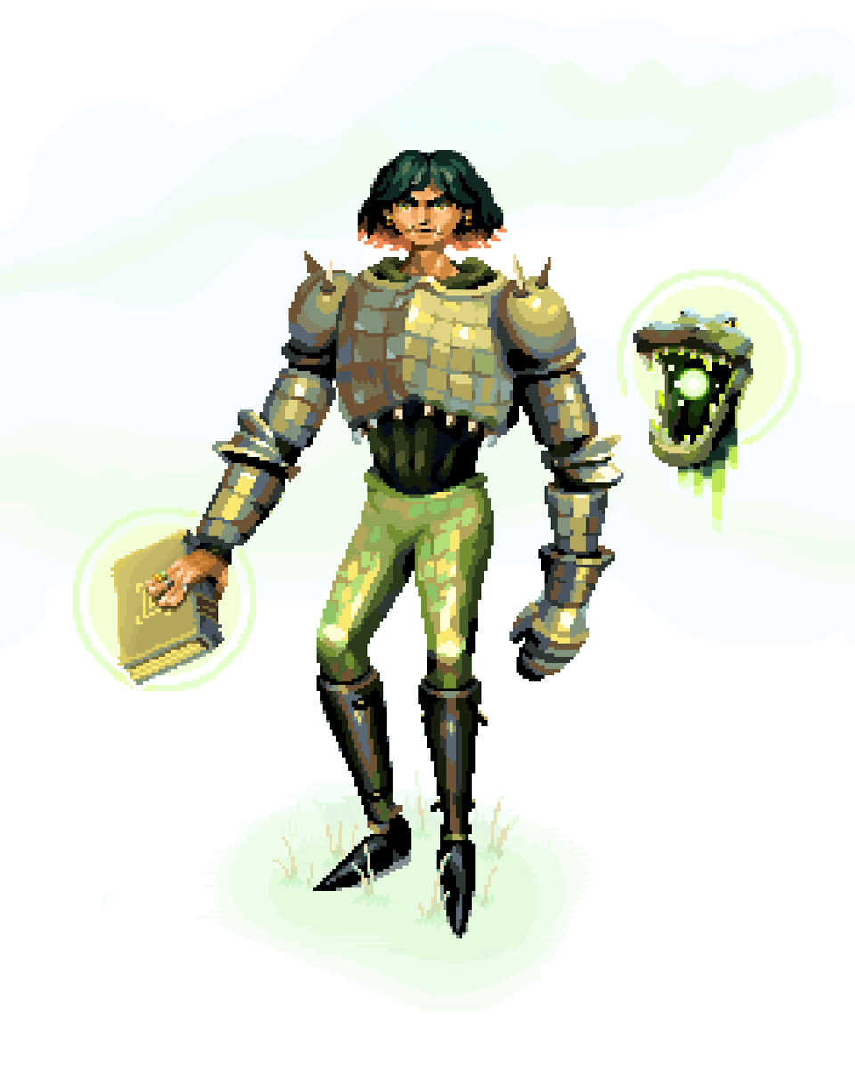 Gatorknight

Some pixelart that I did like 70% of about a year ago and now got around to finishing