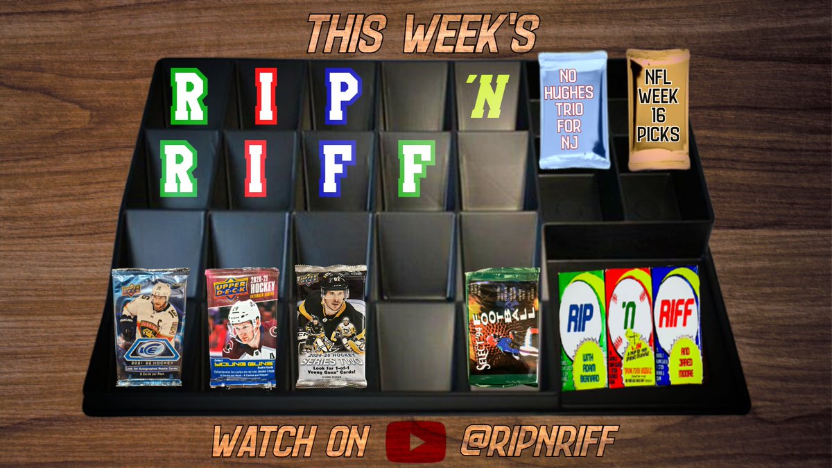 All 🏈🏒 pack rips this week, NFL Week 16 picks, and the Quinn Hughes trade with <a href="/PuckingThoughts/">Adam Bernard</a> &amp; the man who ripped and flipped with a malfunctioning wrist <a href="/MrJaredMoore/">Jared Moore</a>!

📺 Watch Here: youtu.be/iWayutSx0QM