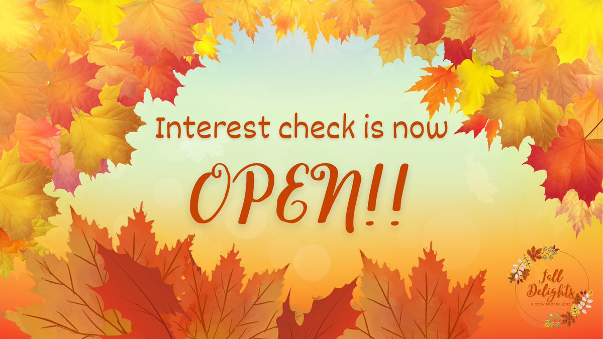 Fall Delights: A Cozy BKDKBK Zine | Signups CLOSED tweet media