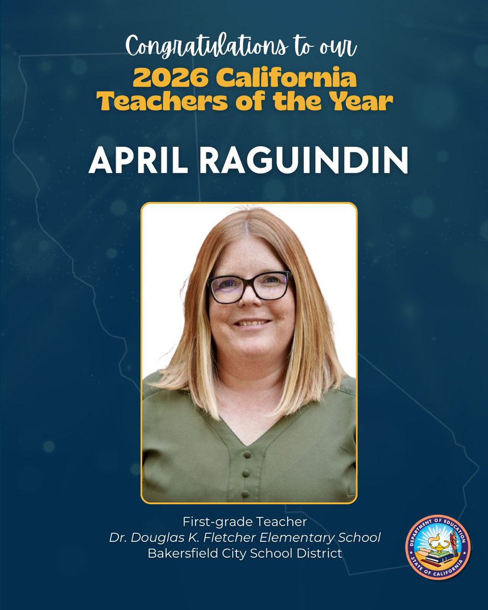 CA Department of Education tweet media