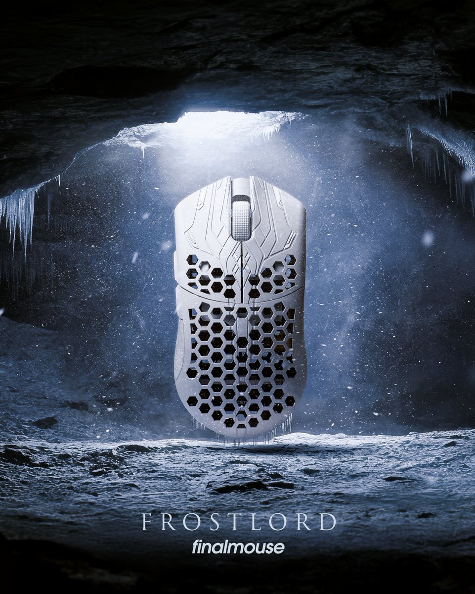 finalmouse's tweet image. Frostlord. The Last ULX.

Available Now.  
Exclusively at Finalmouse.com