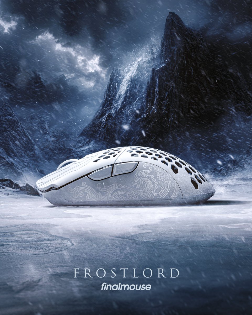 finalmouse's tweet image. Frostlord. The Last ULX.

Available Now.  
Exclusively at Finalmouse.com