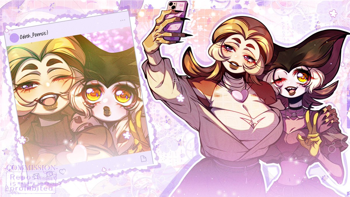 ⋅˚₊‧ ୨ VGen Couple CM for <a href="/Llua_blue/">Llua blue</a>! ୧ ‧₊˚ ⋅
I loved drawing these sweethearts, it was really fun working on this ₍ᐢ. ̫ .ᐢ₎ ♡

#VGenComm