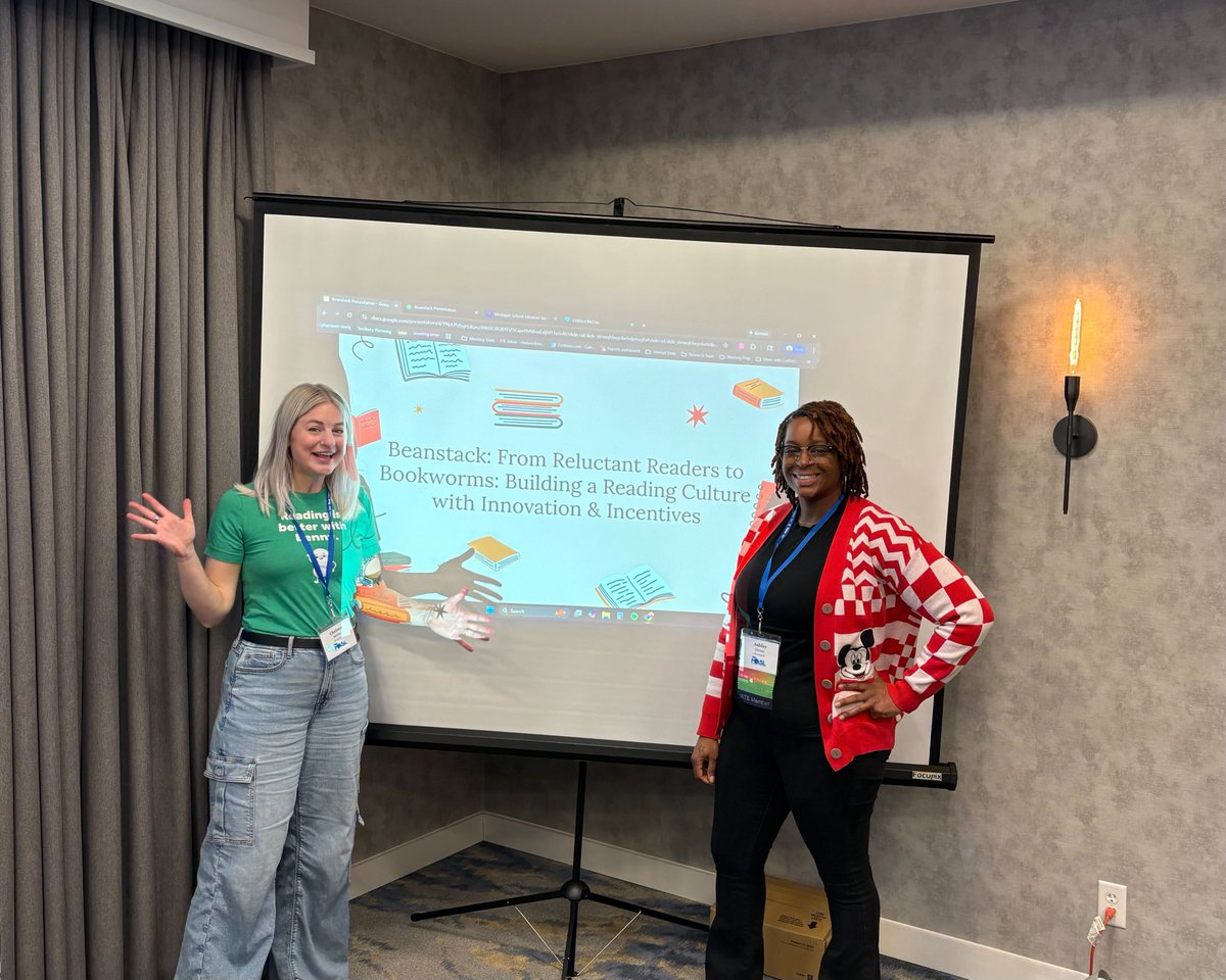 zoobeanreads's tweet image. Thanks to everyone who visited the Beanstack booth and attended our session at the 2025 @michiganmasl conference! We’re so happy to have met you all and look forward to seeing you again soon! #beanstack #schoollibrarian #k12education #librarians