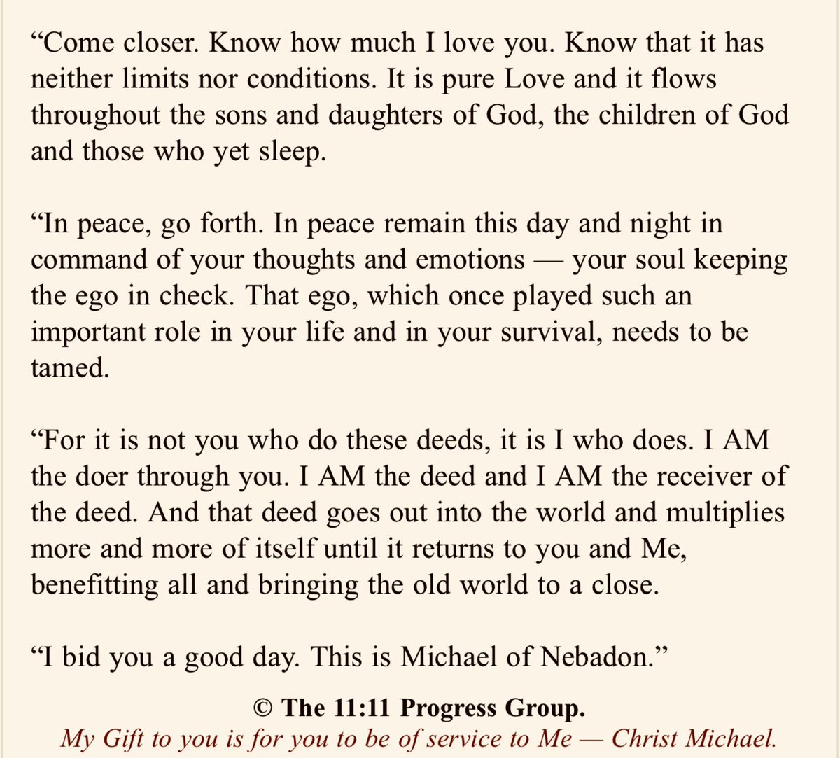 “I AM the Doer.”