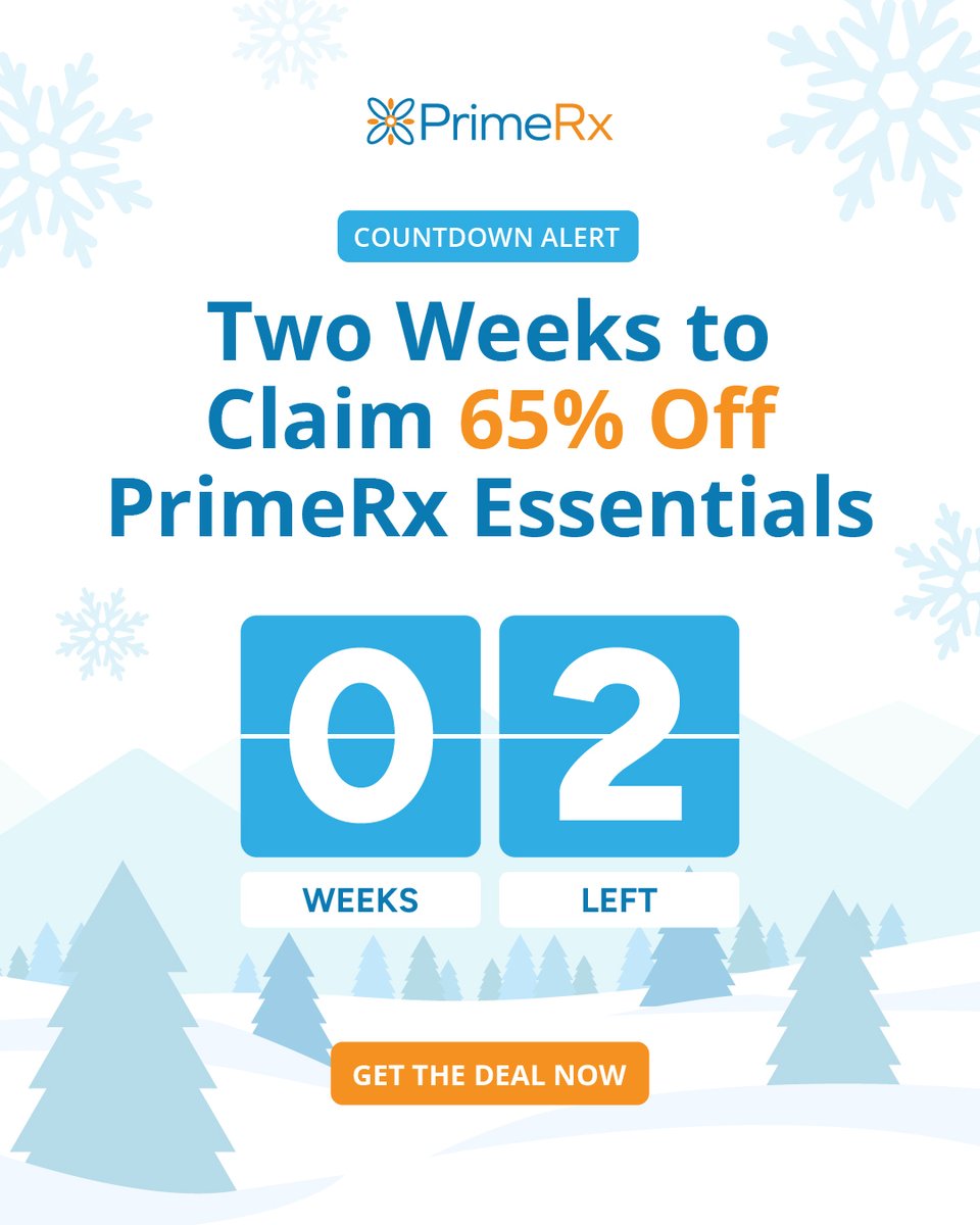 For the rest of December, Essentials is 65 percent off so your pharmacy can upgrade its workflow without the heavy price tag.

👉 Learn more or request a demo: lp.primerx.io/save

#pharmacyworkflow
#pharmacytechnician
#PharmacyInnovation
#CommunityPharmacy