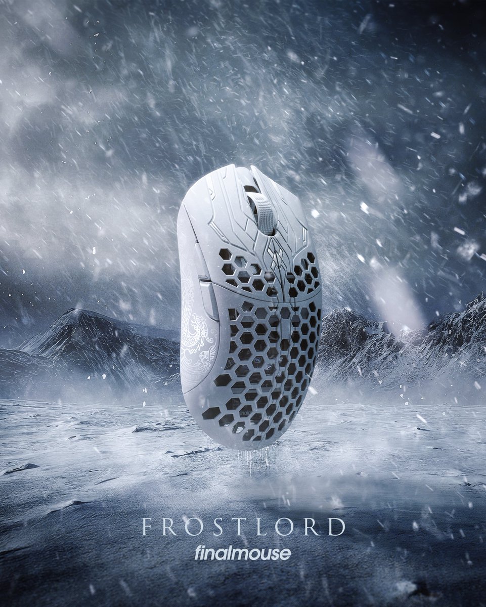 finalmouse's tweet image. Frostlord. The Last ULX.

Available Now.  
Exclusively at Finalmouse.com