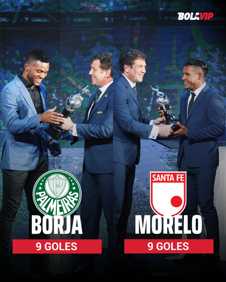 BolavipCo's tweet image. 🔙 ¿𝐋𝐨 𝐬𝐚𝐛𝐢́𝐚𝐬? En 2018, DOS COLOMBIANOS fueron los goleadores de la Copa Libertadores: Miguel Ángel Borja y Wilson Morelo, cada uno con 9 anotaciones.

TREMENDO. 🇨🇴