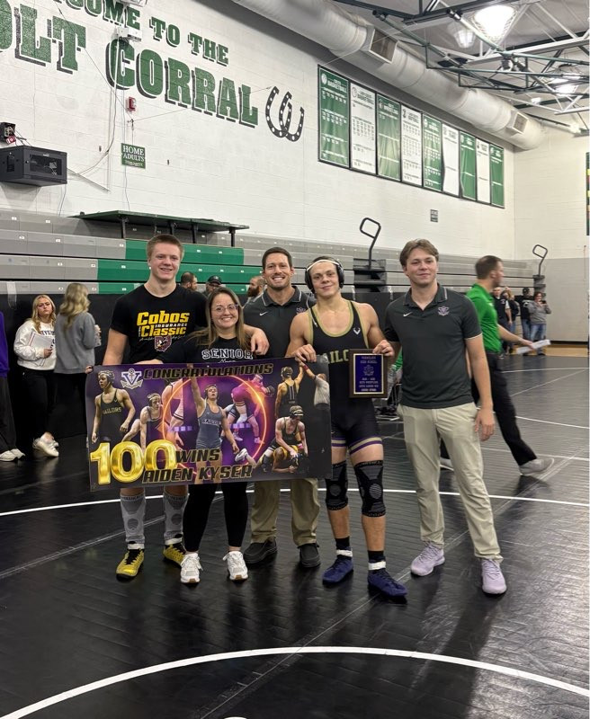 Congratulations to Aiden Kyser win #100!