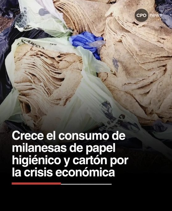 - Y si sale bien?
- tarado, la gente esta comiendo milanesas de papel