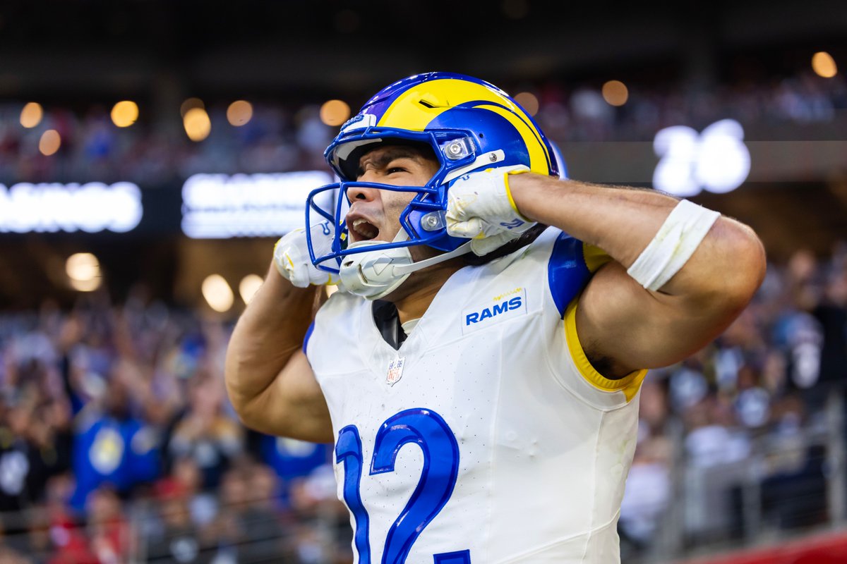 UnderdogNFL's tweet image. Most receiving yards per game in NFL history:

Puka Nacua - 93.7
Justin Jefferson - 90.8
Ja'Marr Chase - 87.6
Calvin Johnson - 86.1
Antonio Brown - 84.2