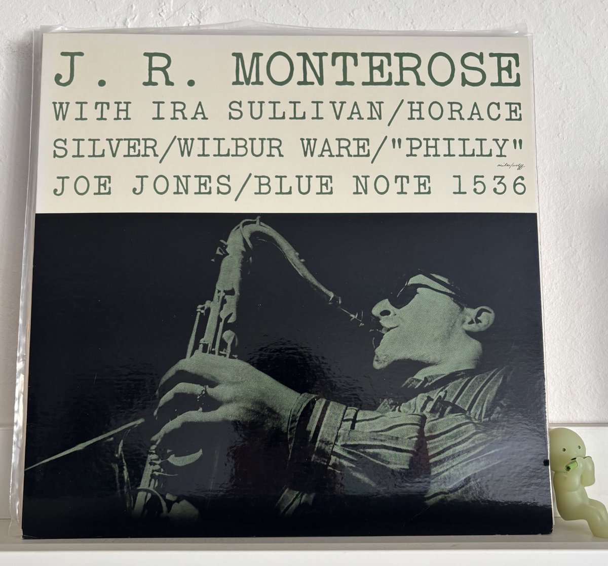 #NowPlaying #jazz 1983 Japan mono reissue. Another green blue note w Horace silver. Liked Monterose on Kenny Dorham’s Jazz Prophets album so glad to come across a copy of this. Nothing mind blowing but nice to hear different horn voices on a late 50s blue note lp