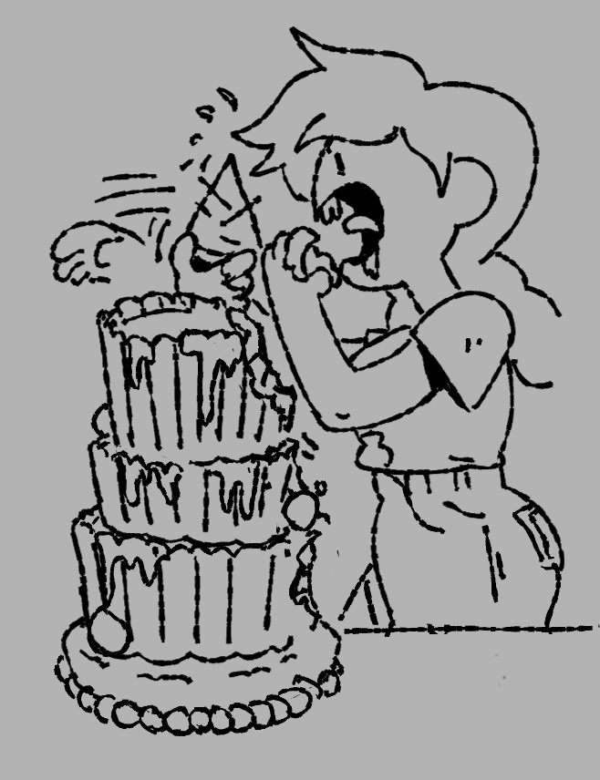 SeniorRock2's tweet photo. Fionna eating cake https://t.co/QjO22SUCZy