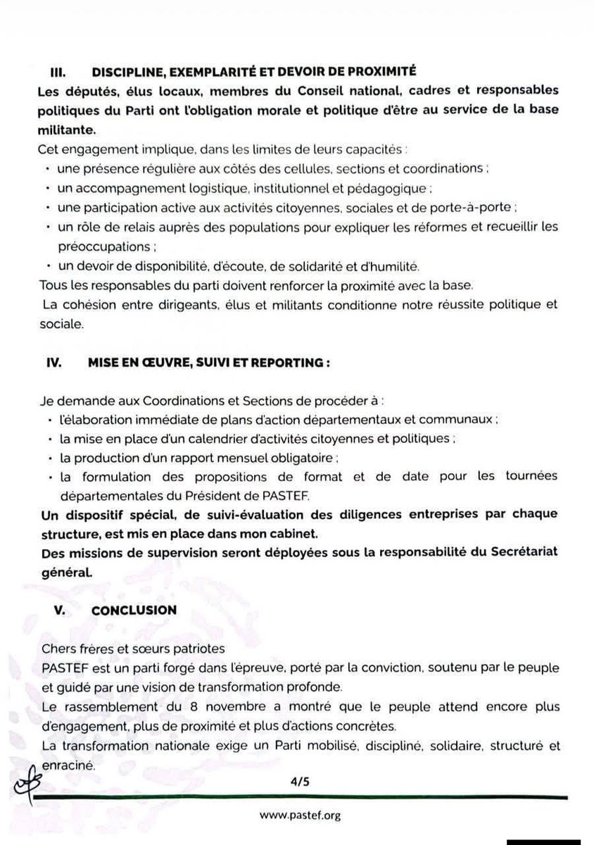 boullygalissa's tweet photo. Le President de notre Parti Politique et le BPN ont decidés de relancer les activités du @PastefOfficiel. 

On a laissé mouton pissé, maintenant, c’est La TABASKI. Louway dii deff thii Politik Ousmane Sonko molakoo Daak. Ndiigaal Jiibnaa, Jéffé Rek amoùl Xalaat 🇸🇳🙏🏿👇🏿 https://t.co/Fral1KxjVt