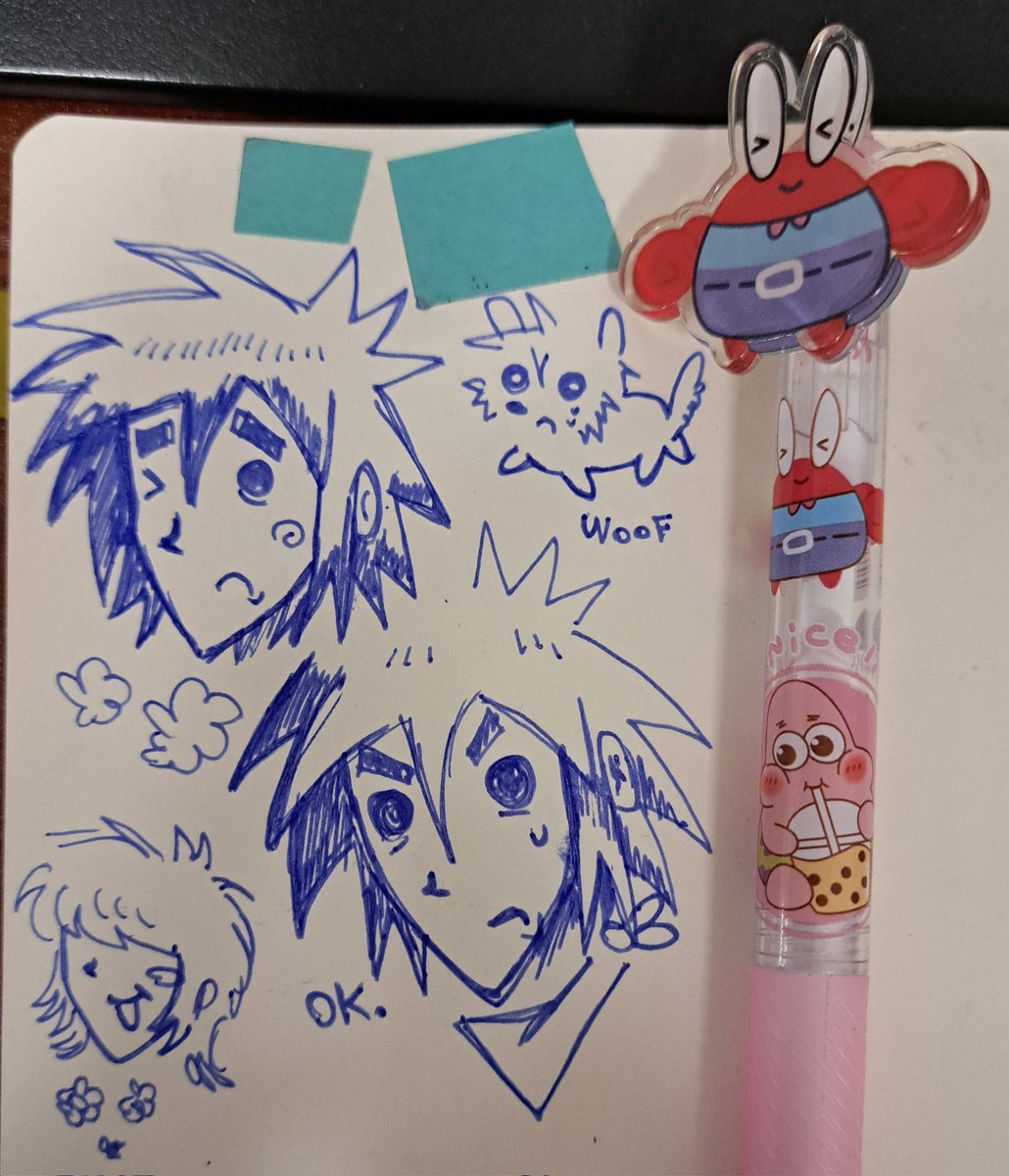 murdoclover911's tweet photo. Rillaz Doodles with The Krab pen https://t.co/n3CCbaI0Xs