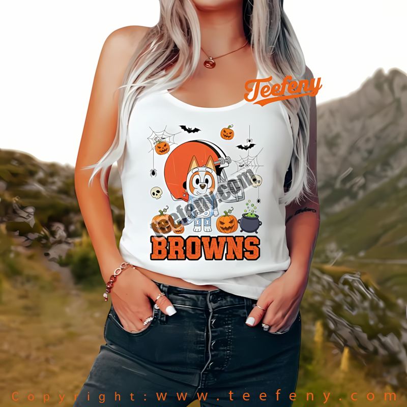 Teefenyshop's tweet photo. Cleveland Browns Bluey Bingo Halloween Skeleton Pumpkin Shirt Graphic
Instant Buy: https://t.co/WTrg52QPHg 
 
 #ClevelandBrowns #BlueyBingo #HalloweenShirt #SkeletonPumpkin #GraphicTees #NFLFashion #SpookySeason #Teefeny https://t.co/lkcEX3aqpd