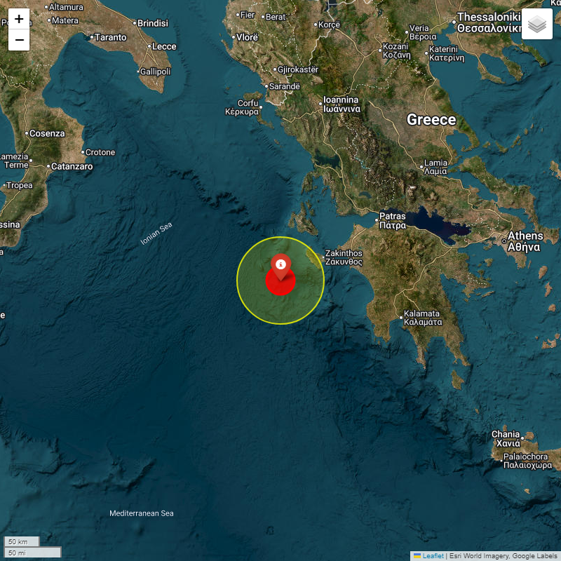 IIGEAac's tweet photo. #IIGEA #SIMMSA #SISMO #EARTHQUAKE
MAGNITUDE: 5.0Mw
#IONIAN #SEA
2025-12-15, 23:41:48.68 UTC
LAT: 37.4985° LON: 20.2258°
DEPTH: -11.0km
https://t.co/Osl8x7aKob https://t.co/vCYX9XLWWD