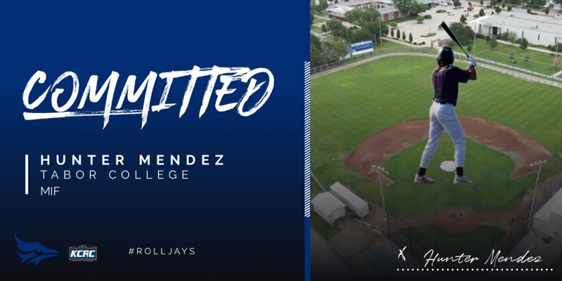 RoadRecruiting's tweet photo. Commitment Alert ‼️ Congratulations to Hunter Mendez of ADM / Iowa Sticks on continuing his Education and Playing Career at Tabor College. @TaborBaseball @HunterMendez21 @IowaSticks https://t.co/1sQG0gbsgh