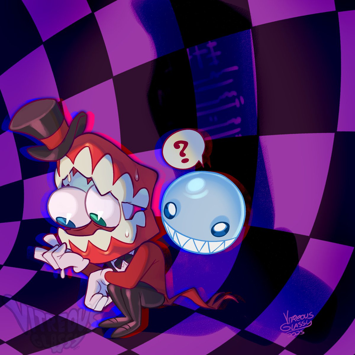 Vitreous_Glassy's tweet image. "We're really in it now, Bubble..."