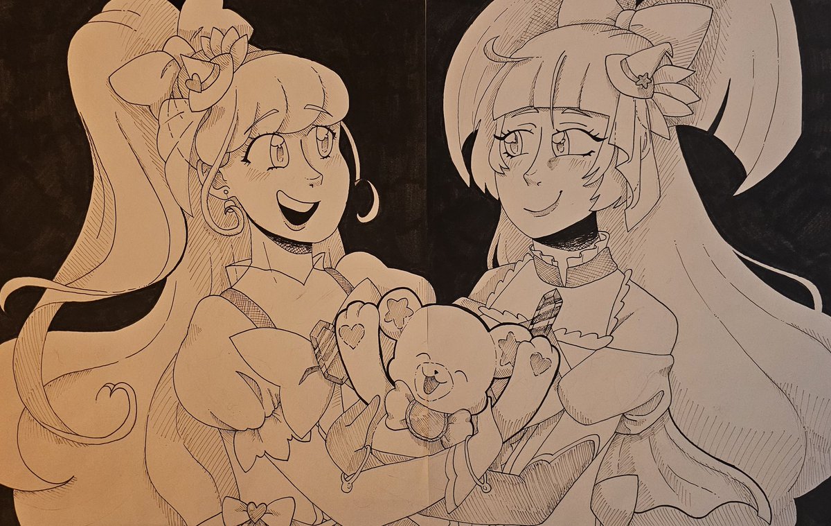 The witchy family!!!!! 🥰💖 #precure