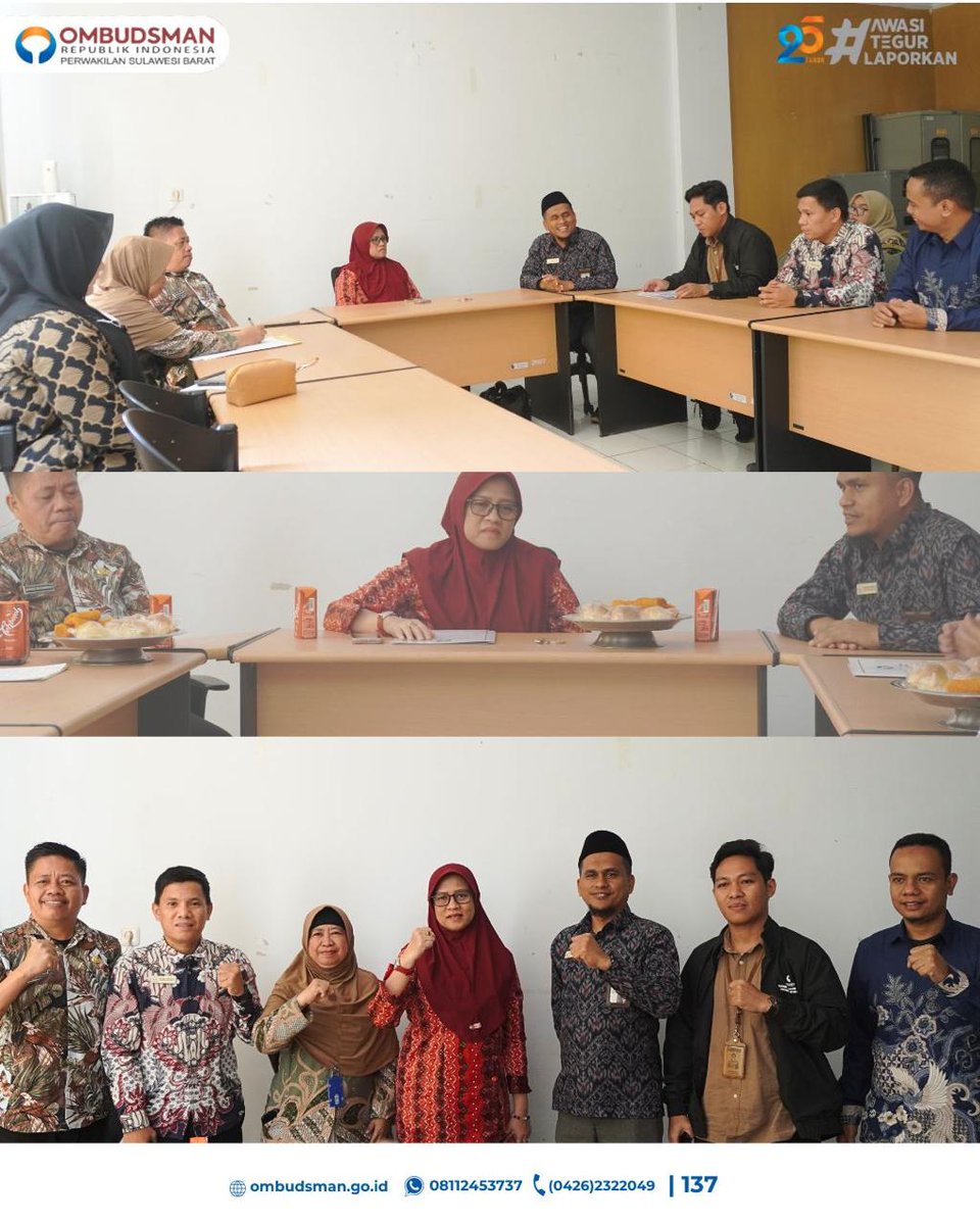 ORIsulbar137's tweet photo. Koordinasi antara Tim Ombudsman RI Sulbar dengan Pemda Majene https://t.co/hE09tREzck