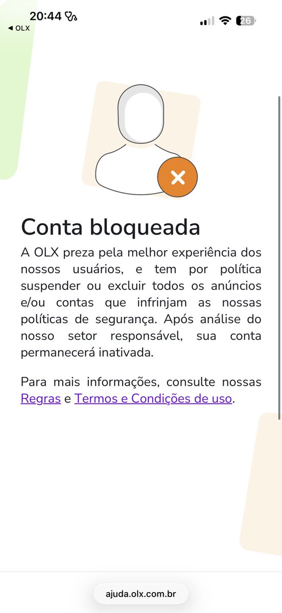 DanielPajares's tweet photo. Simplesmente hoje fui realizar um anúncio na @OLX_Brasil como vez outra sempre faço e do nada bloquearam minha conta sem nenhuma satisfação. Preciso de esclarecimentos https://t.co/mrB60V0Q1J