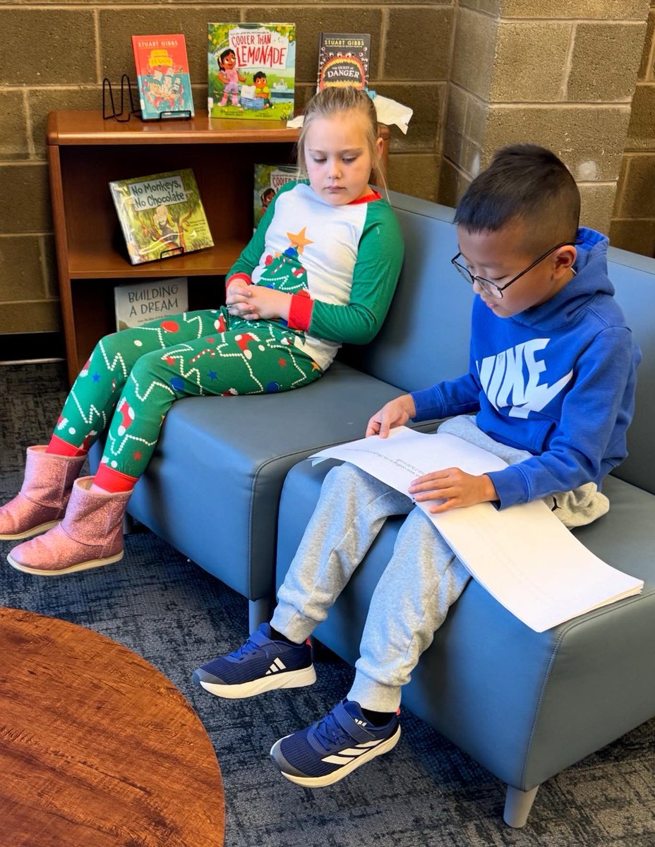5th grade WINGS students read aloud their children’s books to 1/2 WINGS students. This project utilized creative thinking, self-regulation, communication, and time management. <a href="/PhelpsCenter/">Phelps Center</a> <a href="/MSki81/">Meredith Wisniewski</a>